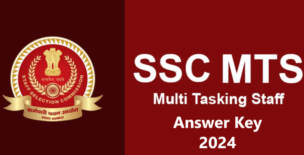 SSC MTS answer key 2024 out how to download