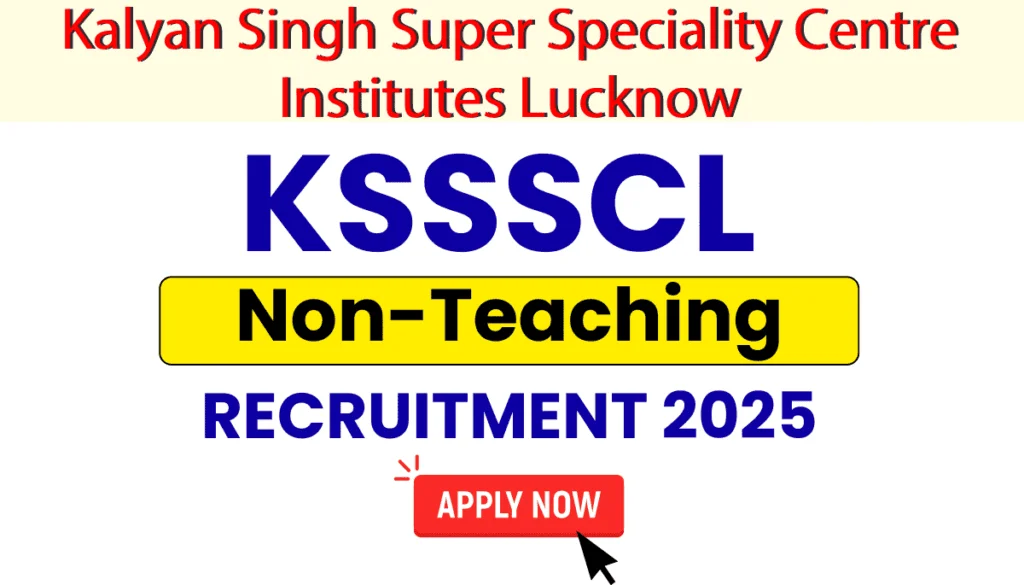 KSSSCI Non-Teaching Vacancy Out For 57 Seats