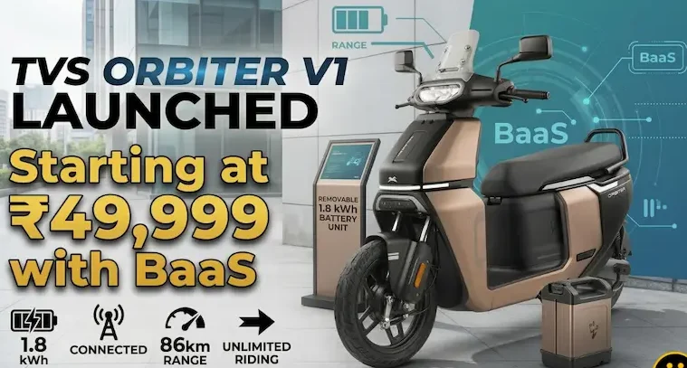 Orbiter V1 Scooter Lunched In Cheapest Price